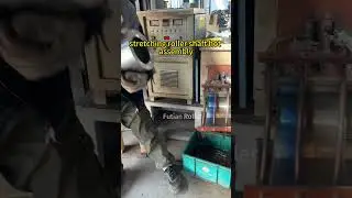 stretching roller shaft hot assembly #futianroller#precisionroller #hotassembly#shaft#stretchingroll