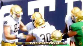 @NDFootball | 2022 Blue-Gold Game: Jadarian Price Touchdown