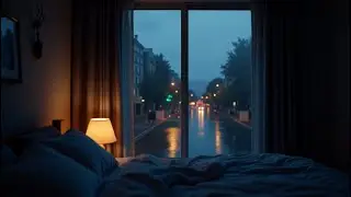 ⛈️ Midnight Rain Therapy &ndash; 1 Hour Deep Sleep Sound | No Music, Just Pure Storm