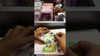 Green journal kawaii asmr cute💚🌿🍀☘️🍡😁😍✨⭐️🥹#journaling #cute #green #withme #cute #journaling