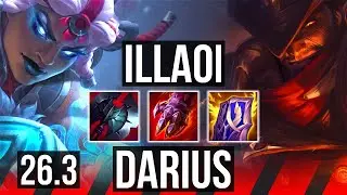 ILLAOI vs DARIUS (TOP) | EUW Master | 26.3