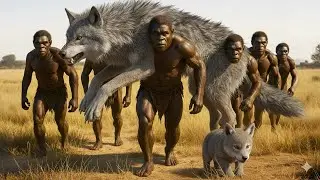 Life Million Years Ago | Struggle for survival Humans vs Prehistoric Wolf