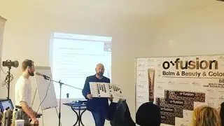 49#Аськин Влог на презентация новогоэ испанского красителя o'fusion @ Loft Фарфор