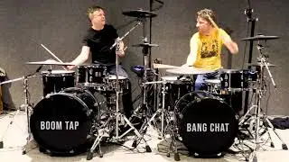 Britpop drumoff! Eds Chesters (Bluetones) vs Alan Leach (Shed Seven). Episode 5. Boom Tap Bang Chat