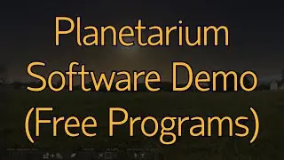 RAC Astronomy Class &mdash; Planetarium Software Demo (Free Programs)