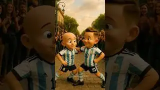 Football star and cute little brainrot 😍🤗 dancing #brainrot #italianbrain #tungtungtungsahur