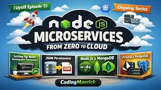 🔴 Node.js Microservices From Zero to Cloud | Episodes 1&ndash;5 (Prisma PostgreSQL Journey) | Live (E-73)