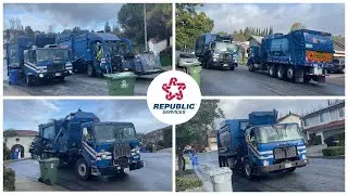 Republic Services of Fremont | Garbage Truck Compilation (2)