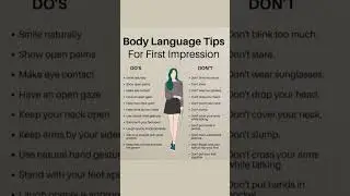 Stop Sabotaging Your First Impression | Body Language Mistakes to Avoid
