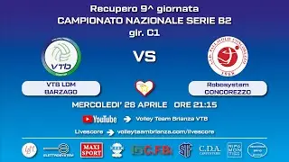 Serie B2: VTB LDM Barzago vs Robosystem Concorezzo