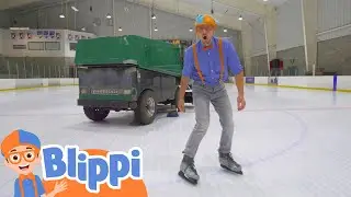 Blippi Goes Ice Skating! | Blippi - Full Episodes | Learning Videos with Blippi