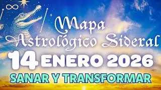 🌑14 de enero 2026 | Mapa Astrológico Sideral | Intensidad, conciencia y transformación #astrología