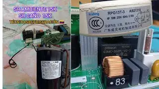 CS-PC12GKV EQUIPO SPLIT PANASONIC 12,000 BTU PROBLEMA DE MICRO CONTROLADOR A744209 A744798 A744823