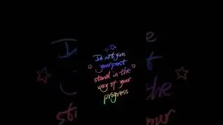 Neon handwritten text wallpaper Animated