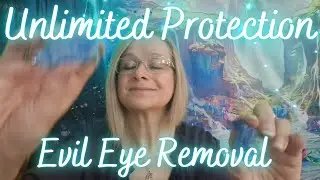 UNLIMITED PROTECTION | EVIL EYE REMOVAL | ASMR REIKI lapis lazuli crystal healing