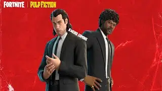 Демонстрация скинов из фильма &laquo;Криминальное чтиво&raquo;: боевой пропуск Zero Build #fortnite #bweirdga...