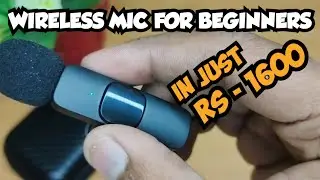 Wireless Mic for Vlogging & Podcast in Just ( RS 1,600 ) for Vlogs | Podcast #vlog #mic #peace #me
