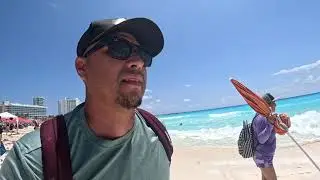 Caminando Por Cancun hermosa playa