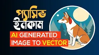 EARN MONEY ONLINE - Free Text to image Generator AI and vector tracing with Magic Vector Tool