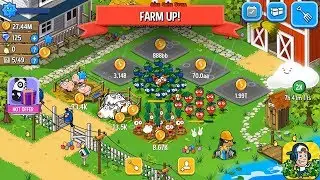Idle Farming (EN) - First look. Farm in the idle genre (Android Simulation)