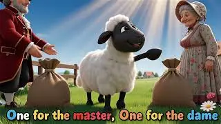 Baa Baa Black Sheep Rhyme | Colourful Kids Cartoon Song | Early Learning Fun Video | Baby kids