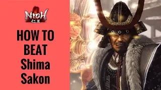Nioh  -  Shima Sakon Boss Fight Walkthrough | How To Beat