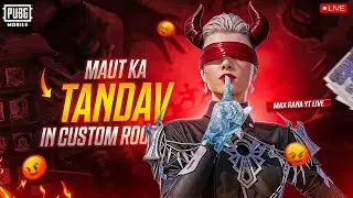 PUBG MOBILE LIVE CUSTOM ROOMS CHALLENGES - UC GIVEAWAYS #maxranayt t #pubgmobile #live