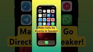Hands‑Free Calling: Always Speaker Option! #iphone #shorts