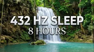 8 Hours Sleep Music &ndash; Relaxing Waterfall Sounds in 432Hz