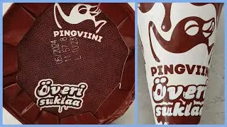 Pingviini &Ouml;veri Suklaa | Onko oikeesti edes &Ouml;VERI? #pingviini #j&auml;&auml;tel&ouml; #maistelu