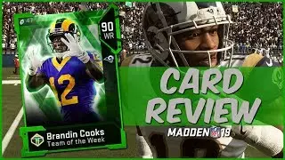 Обзор карты MUT 19 | Игровой процесс и обзор карты TOTW Brandin Cooks