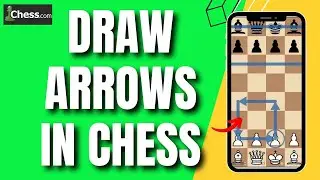 Как рисовать стрелки на мобильном устройстве Chess.com (ЛЕГКО)
