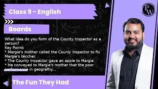 What idea do you form of the County Inspector as a person? Key Points * Margie's mother called th...