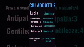 chi addotti?