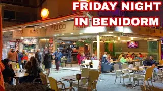Benidorm Levante Beach: Friday Night is kicking in! #benidorm