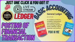 Ledger - posting of journal | Live Lecture | Class 11 | Basic Accounting| Hindi | YouNMe | practical