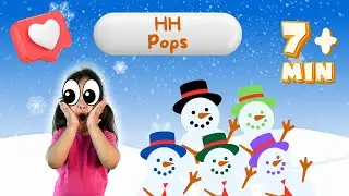 Five Little Snowmen + MORE Kids Songs  HeeHee