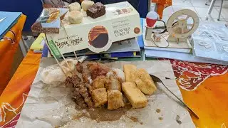 Menikmati Bekal Lontong Sate (Lonte) yang di Beli dari Pasar Teleng Rp6.000 | Saya Tambahi Tahu