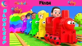 Train Choo Choo Song | Colorful Train | BluLoo Nursery Rhymes & Kids Songs