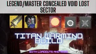 Concealed Void 1300 Lost Sector Solo