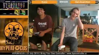 Hyperfocus - Kune (G&W) vs Kid Anarkist (Sonic) | Singles (L) R1