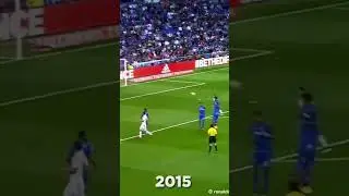 ronaldo free kicks evolution 2007-2023