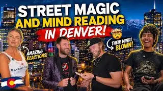 Street Magic & Mind Reading in Denver | Reactions You Need to See +  GBTA