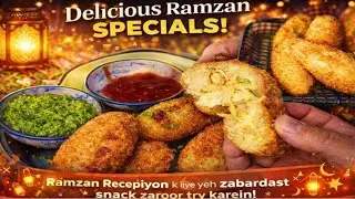 Ramzan Series 🌙 | Crispy Veg Ramzan Snacks Jo Sab Ko Pasand Aayen| Ramzan Recipe You Must Try 🤤