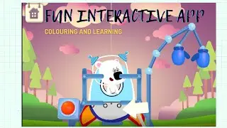 Interactive Colouring App | Story Game [Bear Bear and Rocket] Be an Artist | Customize Character
