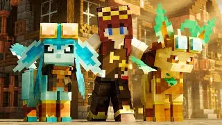 Epic Eeveelution Modpack Showcase + Custom Dragon Pok&eacute;mon in Minecraft SMP!