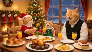 Mama Cat Trims Fur on the Farm and Makes Tiger Hat For Kittens At Home 🐾🎩🐯