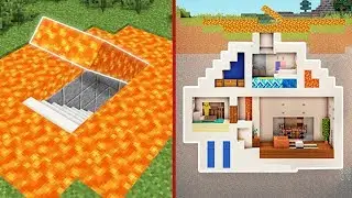 КАК ПОСТРОИТЬ СКРЫТУЮ БАЗУ В MINECRAFT. РУКОВОДСТВО №3 - (Скрытый дом)