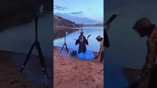 Ravenclaw!! My daughter cast spells, my husband helped with smoke & lights, & I captured it all 💙⚡️