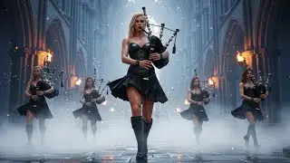 Epic Scottish Women with Bagpipes | March of the Highlands Bagpipes @EironasMythicPipes